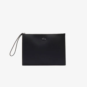 Lacoste Damski Portfel Obszyty Płótnem Z Piki Z Zamkiem Błyskawicznym Anna