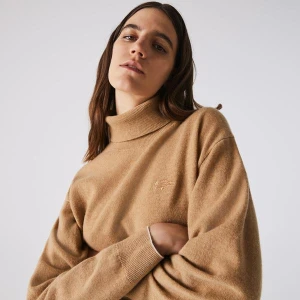Lacoste Damski Wełniany Sweter Typu Golf