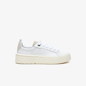 Lacoste Damskie skórzane buty sportowe Carnaby Platform