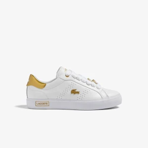 Zdjęcie produktu Lacoste Damskie skórzane buty sportowe Powercourt 2.0