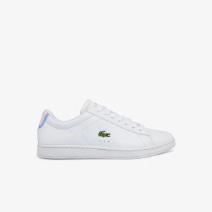 Lacoste Damskie skórzane sneakersy  Carnaby Evo z podkreśloną piętą