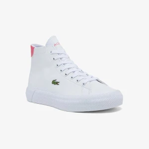 Lacoste Damskie skórzane sneakersy Gripshot Mid