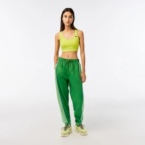 Zdjęcie produktu Lacoste damskie spodnie sportowe z efektem perforacji
