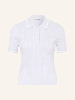 Lacoste Dzianinowa Koszulka Polo blau