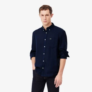 Zdjęcie produktu Lacoste Erkek Regular Fit Düğmeli Yaka Lacivert Gömlek