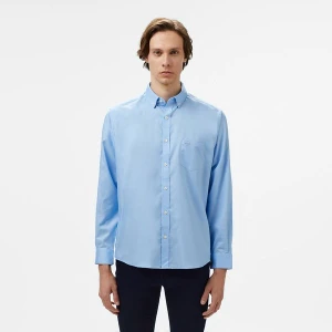 Lacoste Erkek Regular Fit Mavi Gömlek