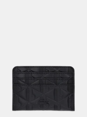 Lacoste etui na karty skórzane kolor czarny NF4828MH