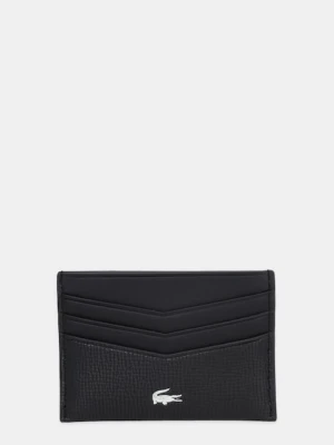 Lacoste etui na karty skórzane kolor czarny NH5056OI