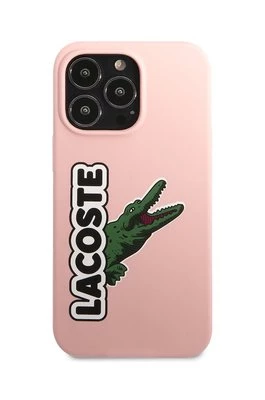 Lacoste etui na telefon iPhone 13 Pro / 13 6,1" LCHC13LSHI kolor różowy
