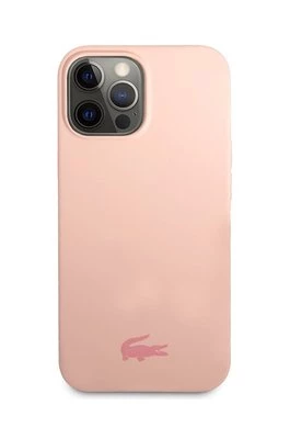 Lacoste etui na telefon iPhone 13 Pro Max 6,7" LCHCP13XSI kolor różowy