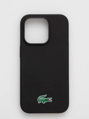 Lacoste etui na telefon iPhone 14 Pro 6,1" kolor czarny