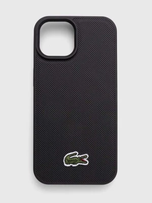 Lacoste etui na telefon iPhone 15 / 14 / 13 6.1" kolor czarny