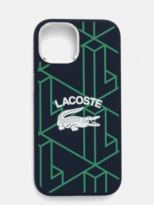 Lacoste etui na telefon iPhone 15 / 14 / 13 6.1 kolor granatowy LCHMP15SSBIV