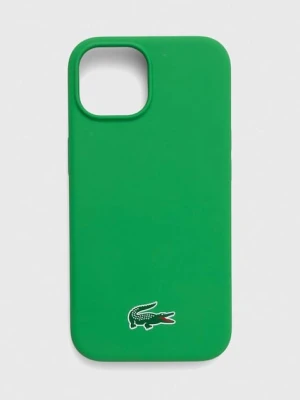 Lacoste etui na telefon iPhone 15 6,1 kolor zielony