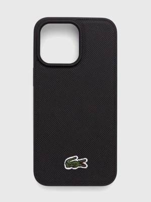 Lacoste etui na telefon iPhone 15 Pro Max 6.7" kolor czarny