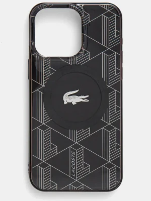 Lacoste etui na telefon iPhone 15 Pro Max 6.7 kolor czarny LCHMP15XUBSK