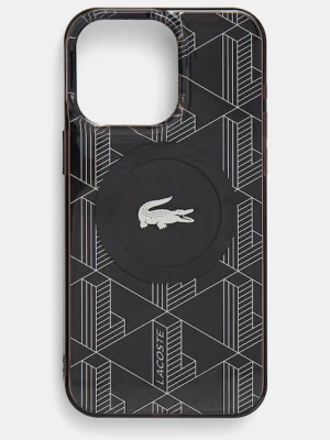 Lacoste etui na telefon iPhone 15 Pro Max 6.7 kolor czarny LCHMP15XUBSK