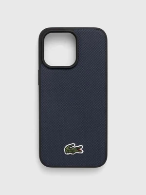 Lacoste etui na telefon iPhone 15 Pro Max 6.7" kolor granatowy