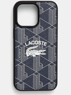 Lacoste etui na telefon iPhone 15 Pro Max 6.7 kolor granatowy LCHMP15XPIGV