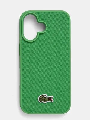 Lacoste etui na telefon iPhone 16 6.1 kolor zielony LCHMP16SPVCN