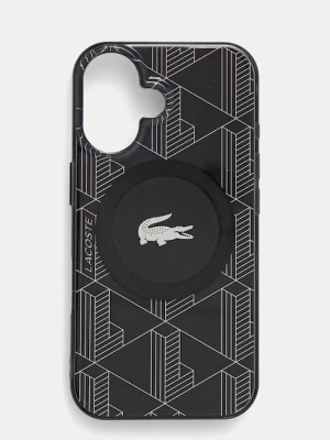 Lacoste etui na telefon iPhone 16 6.1 czarny