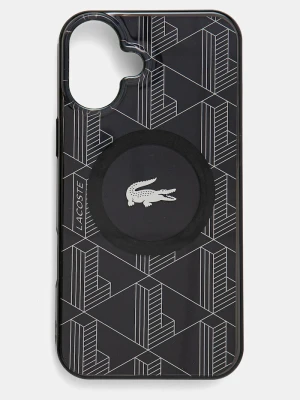 Lacoste etui na telefon iPhone 16 Plus 6.7 czarny