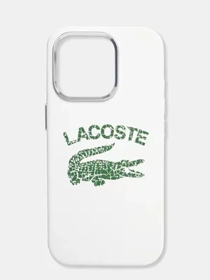 Lacoste etui na telefon iPhone 16 Pro 6.3 kolor biały LCHMP16LUCRH