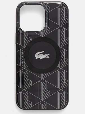 Lacoste etui na telefon iPhone 16 Pro Max 6.9 kolor czarny LCHMP16XUBSK