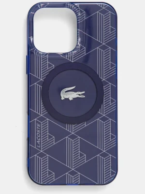 Lacoste etui na telefon iPhone 16 Pro Max 6.9 kolor granatowy LCHMP16XUBSV