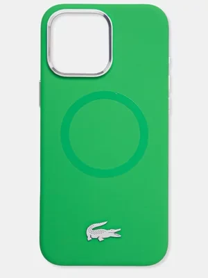 Lacoste etui na telefon iPhone 16 Pro Max 6.9 kolor zielony LCHMP16XSMAN