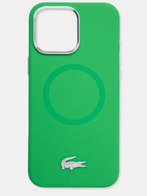 Lacoste etui na telefon iPhone 16 Pro Max 6.9 kolor zielony LCHMP16XSMAN