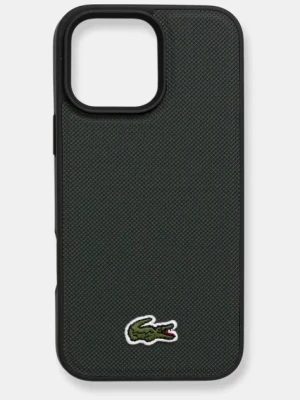 Lacoste etui na telefon iPhone 16 Pro Max kolor zielony LCHMP16XPVCE