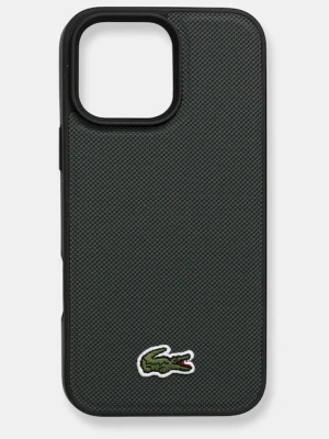 Lacoste etui na telefon iPhone 16 Pro Max kolor zielony LCHMP16XPVCE