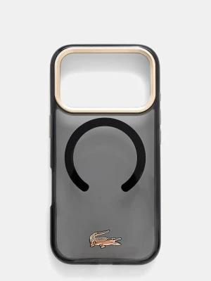 Lacoste etui na telefon iPhone 17 Pro czarny