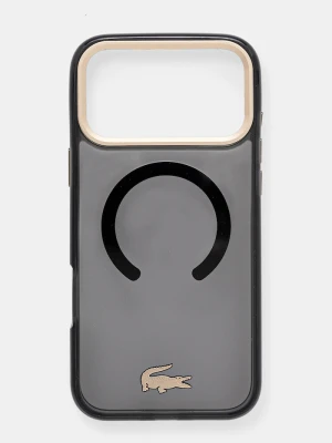 Lacoste etui na telefon iPhone 17 Pro Max czarny