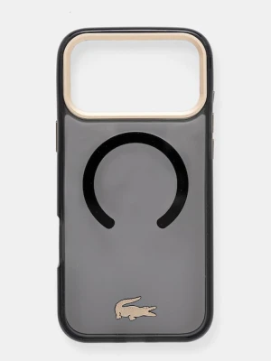 Lacoste etui na telefon iPhone 17 Pro Max kolor czarny LCHMP17XUFWAK