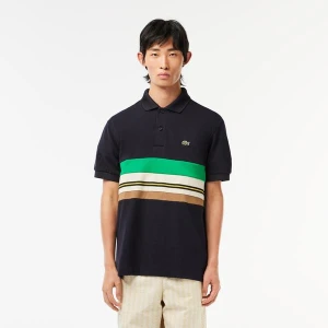 Lacoste French Made Contrast Stripe Polo Shirt