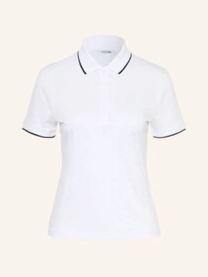 Lacoste Funkcjonalna Koszulka Polo Tennis Heritage weiss
