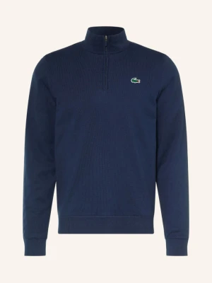 Lacoste Funkcjonalny Sweter Typu Troyer Z Kapturem blau GRANATOWY
