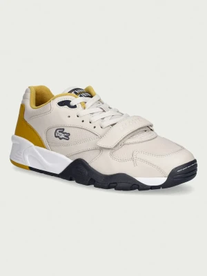 Lacoste Game Trainer Pro Archive Pack Sneakers sneakersy męskie skórzane beżowy