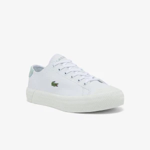 Lacoste Gripshot 0121 1 Cfa Kadın Deri Beyaz - Açık Yeşil Sneaker