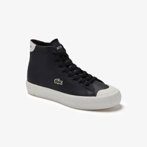 Lacoste Gripshot Mid 0120 1 Cfa Kadın Deri Siyah - Beyaz Mid Ayakkabı