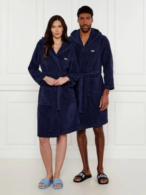 Lacoste HOME Szlafrok LOPEN | Regular Fit granatowy