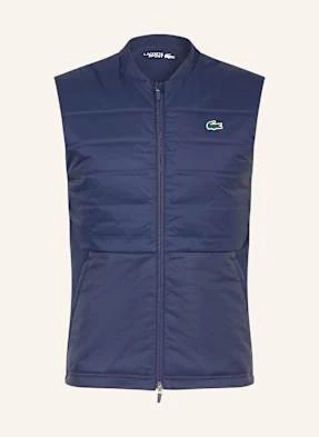 Lacoste Hybrydowa Pikowana Kamizelka blau