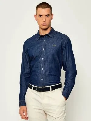 Lacoste Jeansowa koszula | Regular Fit