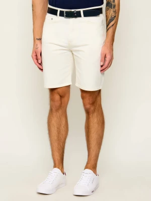 Lacoste Jeansowe szorty | Straight fit ecru