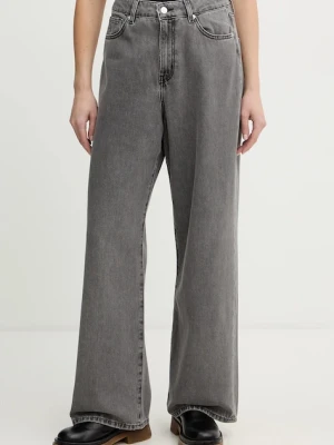 Lacoste jeansy damskie high waist HF0310