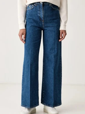 Lacoste jeansy damskie niebieski