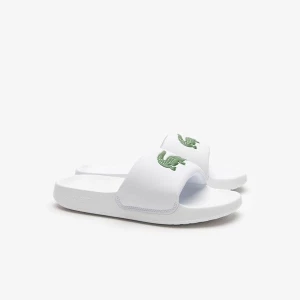 Lacoste Juniors'  Croco 1.0 Synthetic Slides