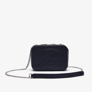 Lacoste Kadın Deri Lacivert Çanta